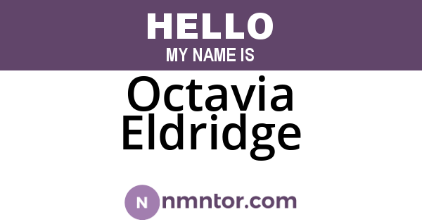 Octavia Eldridge