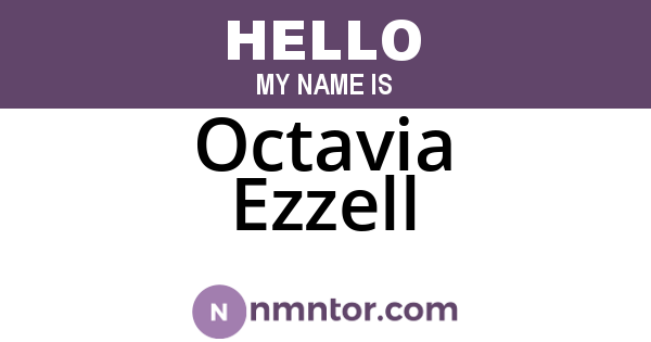 Octavia Ezzell