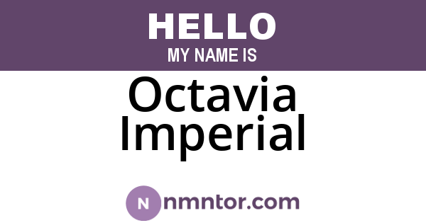 Octavia Imperial