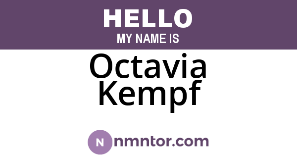 Octavia Kempf