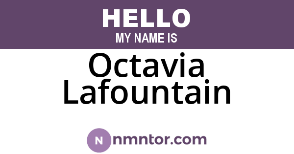 Octavia Lafountain