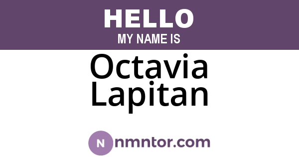 Octavia Lapitan