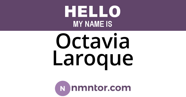 Octavia Laroque