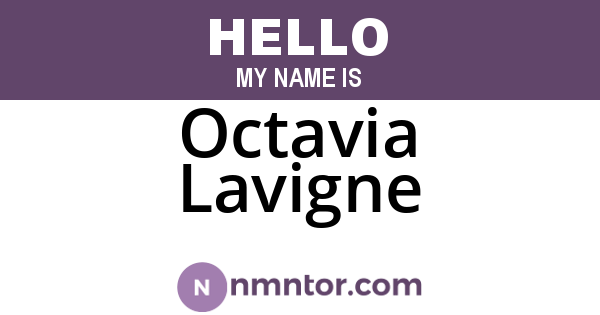 Octavia Lavigne