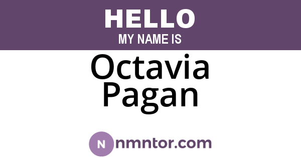 Octavia Pagan