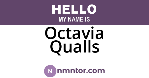 Octavia Qualls
