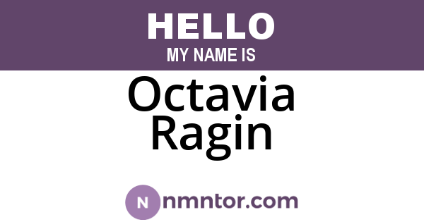 Octavia Ragin
