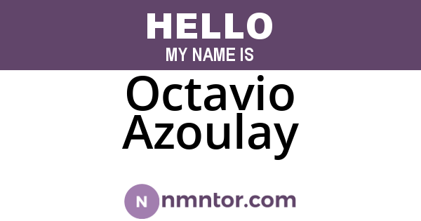 Octavio Azoulay