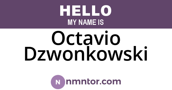 Octavio Dzwonkowski