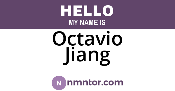 Octavio Jiang