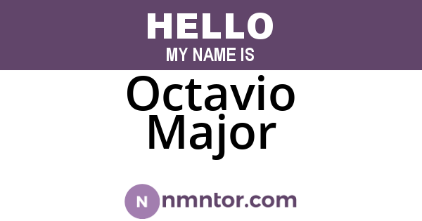 Octavio Major