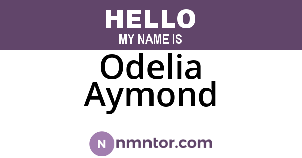 Odelia Aymond