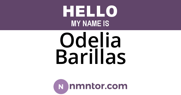 Odelia Barillas