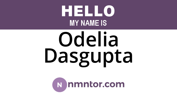 Odelia Dasgupta