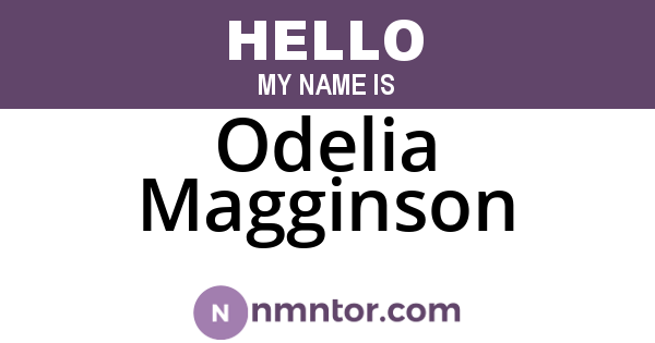 Odelia Magginson
