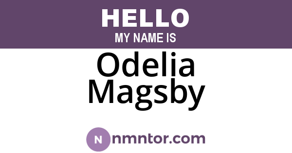 Odelia Magsby