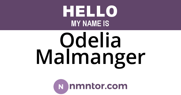 Odelia Malmanger