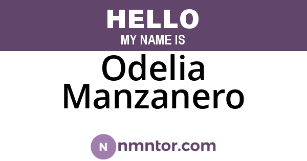 Odelia Manzanero