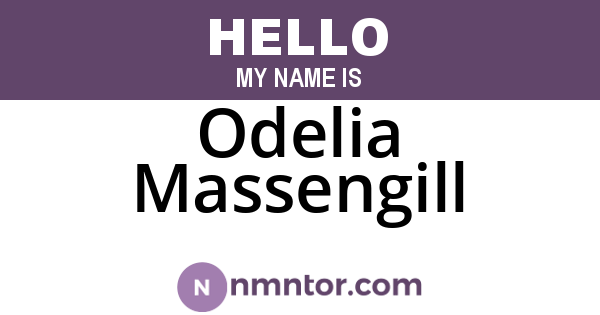 Odelia Massengill