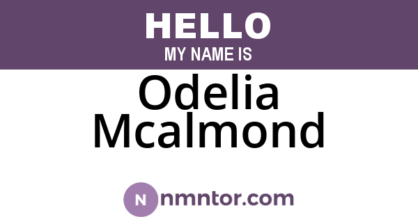 Odelia Mcalmond