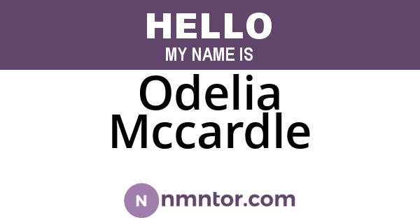 Odelia Mccardle