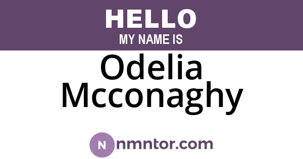Odelia Mcconaghy