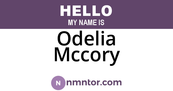 Odelia Mccory