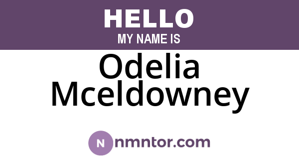 Odelia Mceldowney