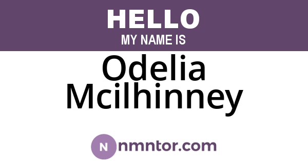 Odelia Mcilhinney
