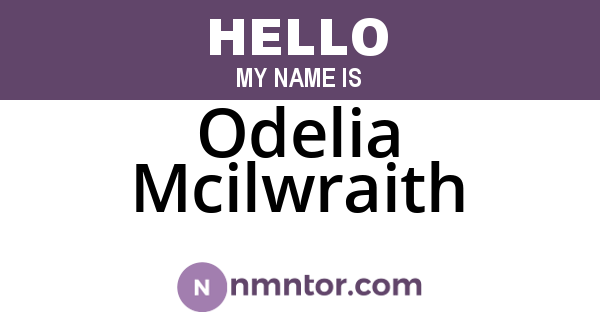 Odelia Mcilwraith