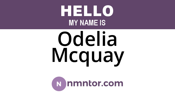 Odelia Mcquay