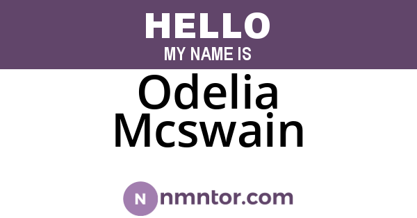 Odelia Mcswain