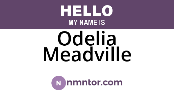 Odelia Meadville