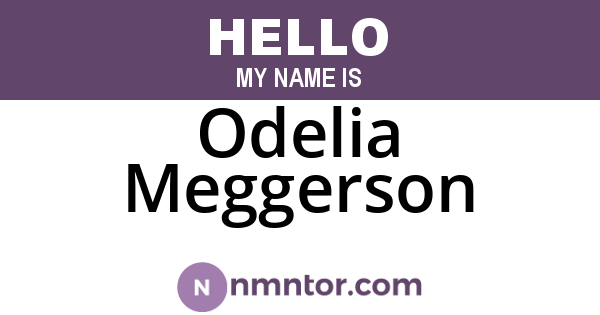 Odelia Meggerson