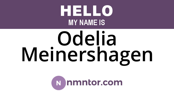 Odelia Meinershagen