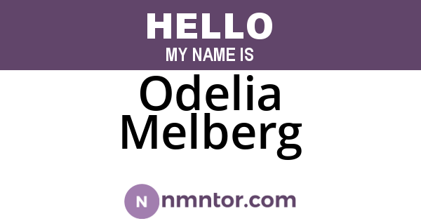 Odelia Melberg