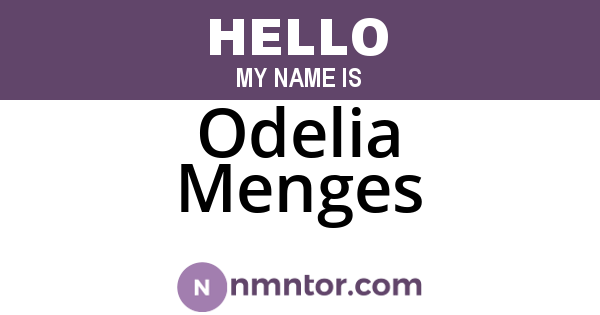 Odelia Menges