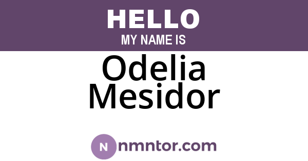 Odelia Mesidor