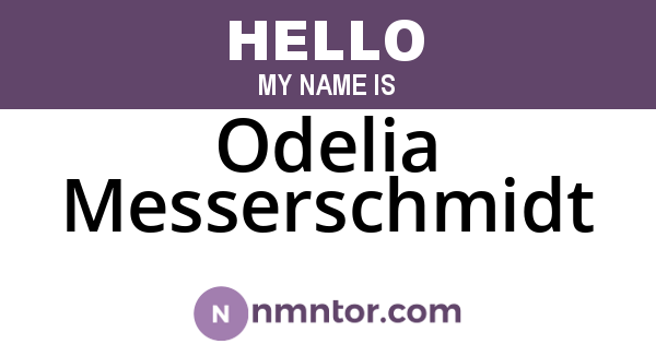 Odelia Messerschmidt