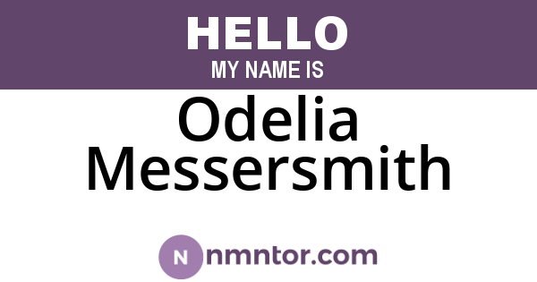 Odelia Messersmith