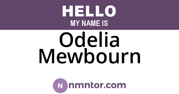 Odelia Mewbourn