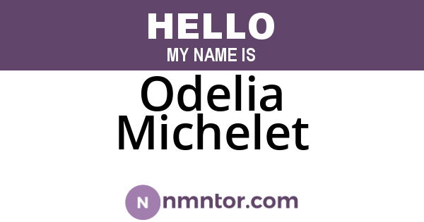 Odelia Michelet