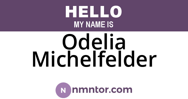 Odelia Michelfelder