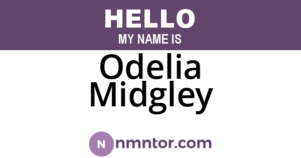 Odelia Midgley