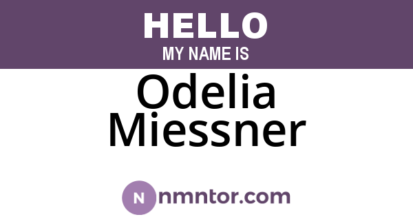 Odelia Miessner