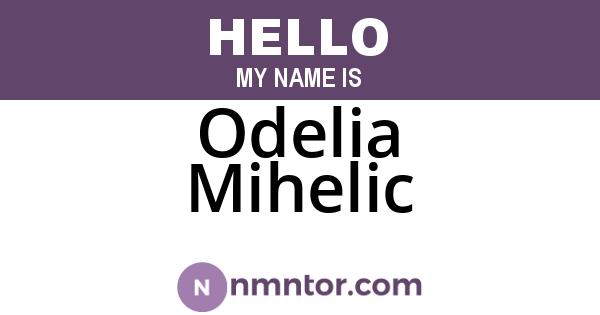 Odelia Mihelic