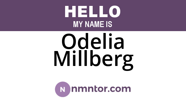 Odelia Millberg