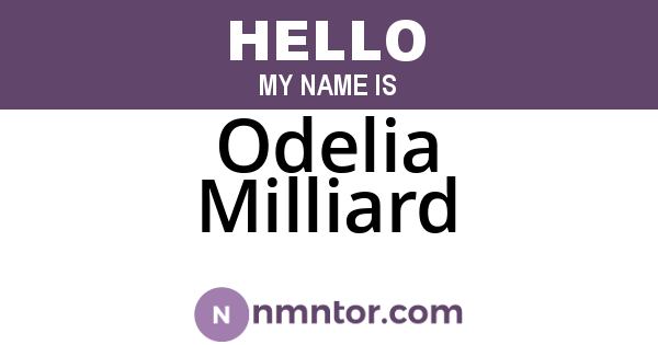Odelia Milliard
