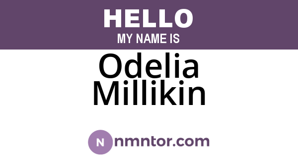 Odelia Millikin
