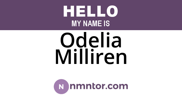Odelia Milliren